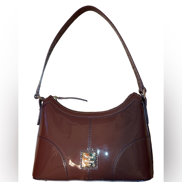 Dooney & Bourke Handbags - Dooney & Bourke Patent Leather Baguette